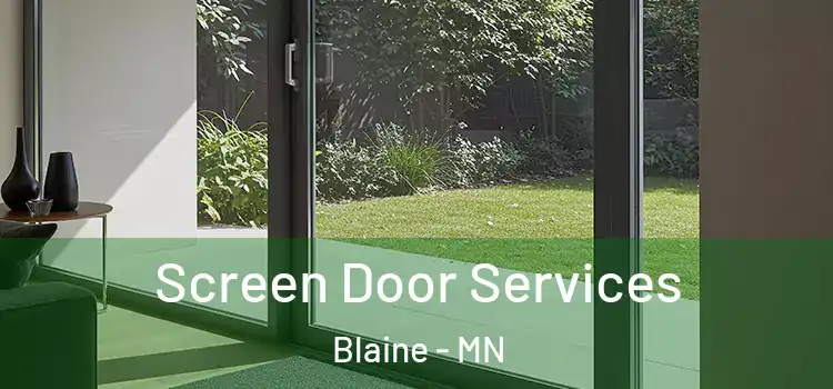 Screen Door Services Blaine - MN